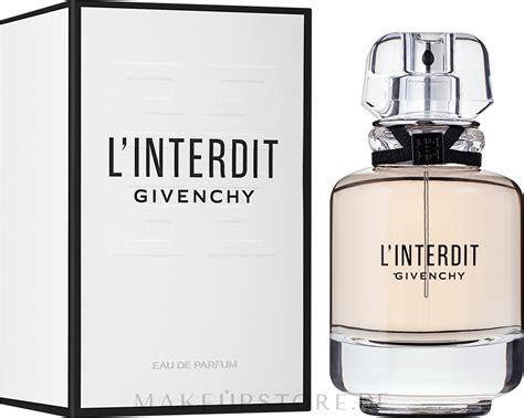 givenchy l'interdit eau de parfum 10 ml|Givenchy l interdit edp 80ml.